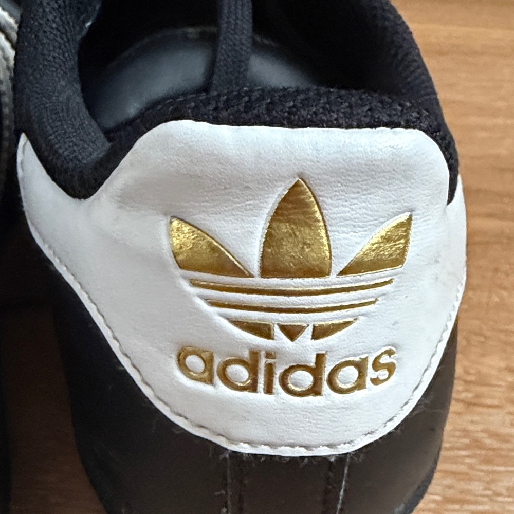 Adidas Black and White Classic Sneakers - Picture 3 of 6